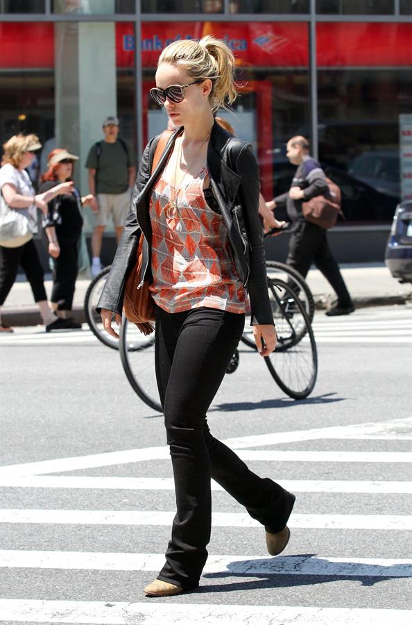 Olivia Wilde out in the west village May 19, 2012