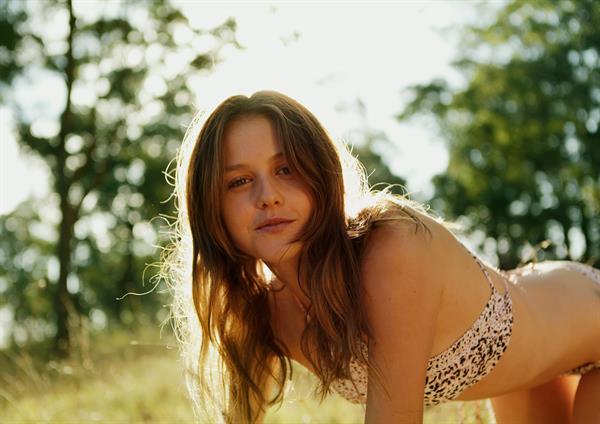 Isabelle Cornish in a bikini