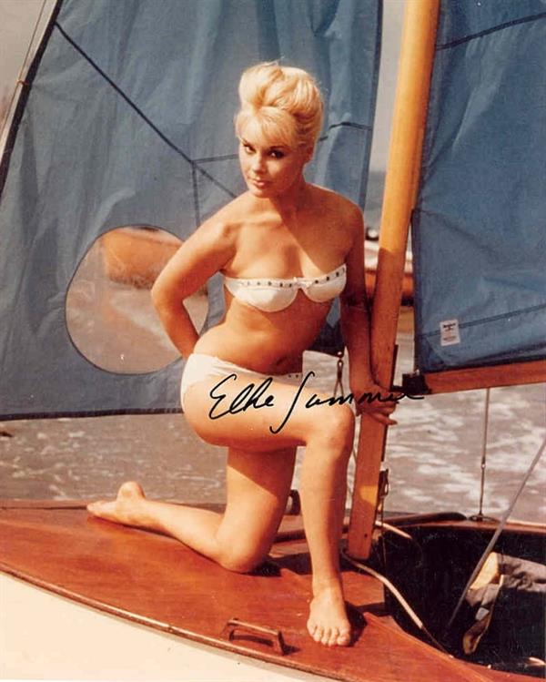 Elke Sommer in a bikini