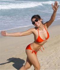 Sarah Shahi in a bikini