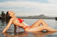 Karen McDougal in a bikini