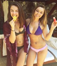 Elise Irvine in a bikini