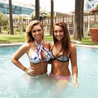 Elise Irvine in a bikini