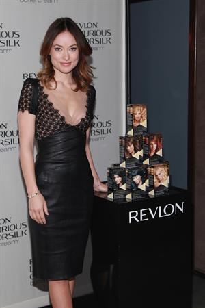 Olivia Wilde at the Revlon Luxurious ColorSilk Buttercream launch in NYC 07.02.13 