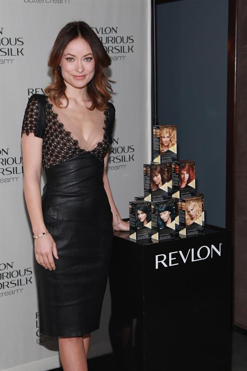 Olivia Wilde at the Revlon Luxurious ColorSilk Buttercream launch in NYC 07.02.13 