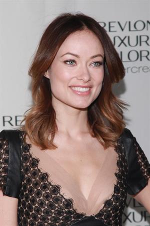 Olivia Wilde at the Revlon Luxurious ColorSilk Buttercream launch in NYC 07.02.13 