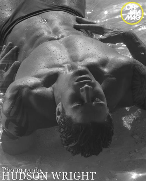 Joel Rush in lingerie