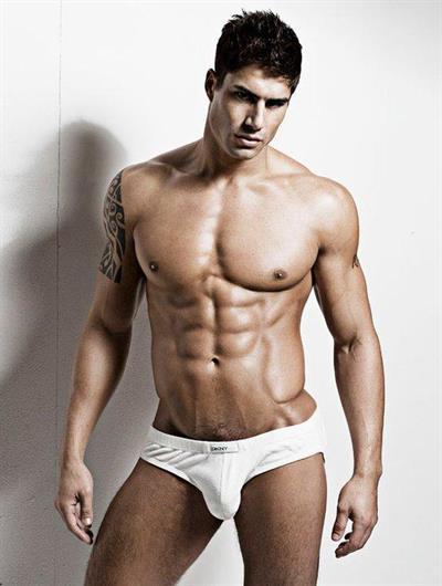 Joel Rush in lingerie