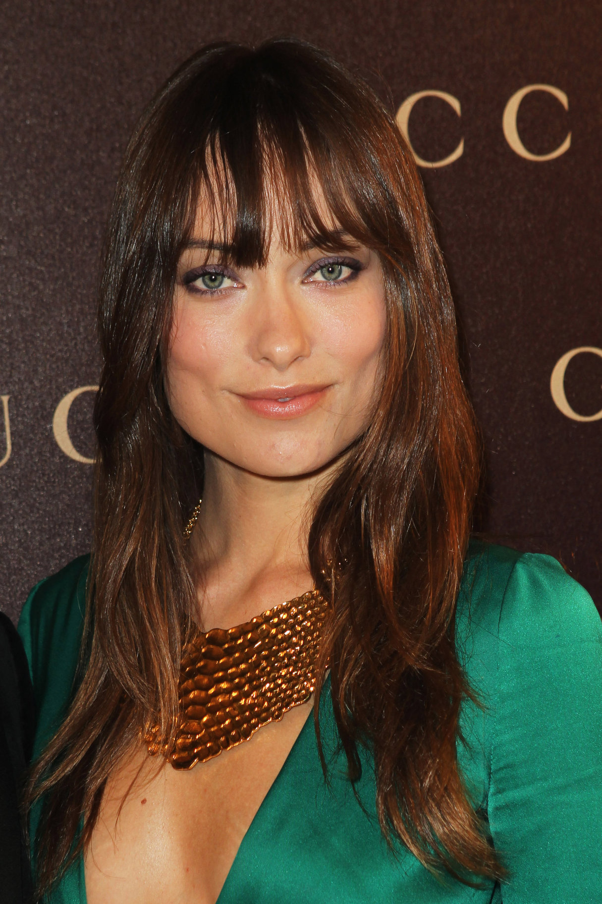 Olivia Wilde Gucci dinner at the Italian Embassy in Paris January 25, 2011 