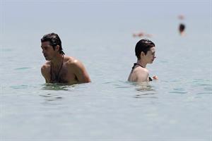 Anne Hathaway on a Beach in Miami 11 05 12 
