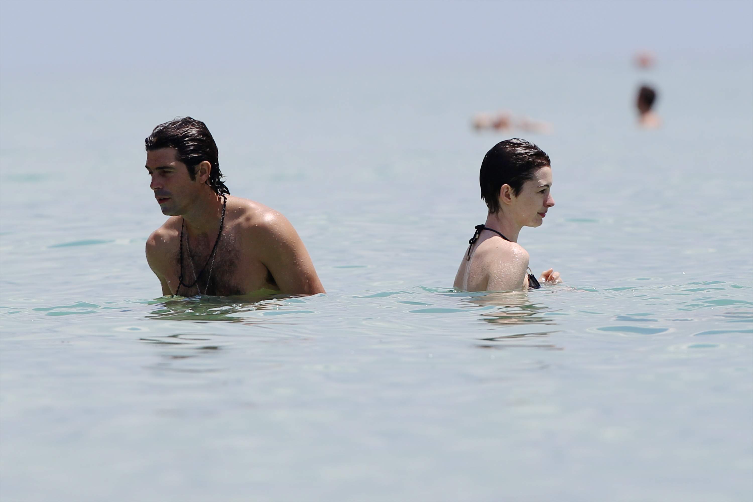 Anne Hathaway on a Beach in Miami 11 05 12 