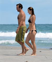 Olivia Wilde in a Bikini on the beach in Wilmington,North Carolina 8/22/12 