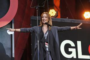 Olivia Wilde The Global Citizen Festival in Central Park to End extreme poverty on September 29, 2012 