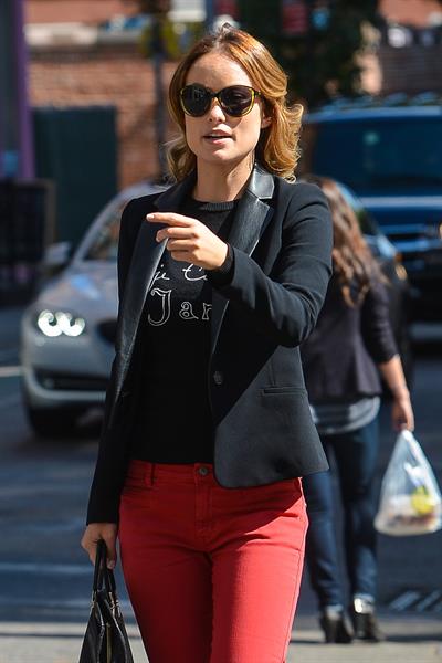 Olivia Wilde at Cafe Gitane in Nolita - September 24, 2012 
