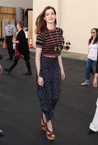 Anne Hathaway 20th Century Fox press day for Rio at Zanuck Theater January 28, 2011 