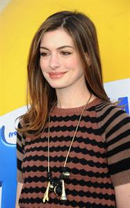 Anne Hathaway 20th Century Fox press day for Rio at Zanuck Theater January 28, 2011 