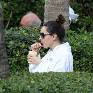 Kelly Brook bikini candids by the pool in Miami 2/1/13 