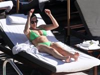 Kelly Brook bikini candids by the pool in Miami 2/1/13 
