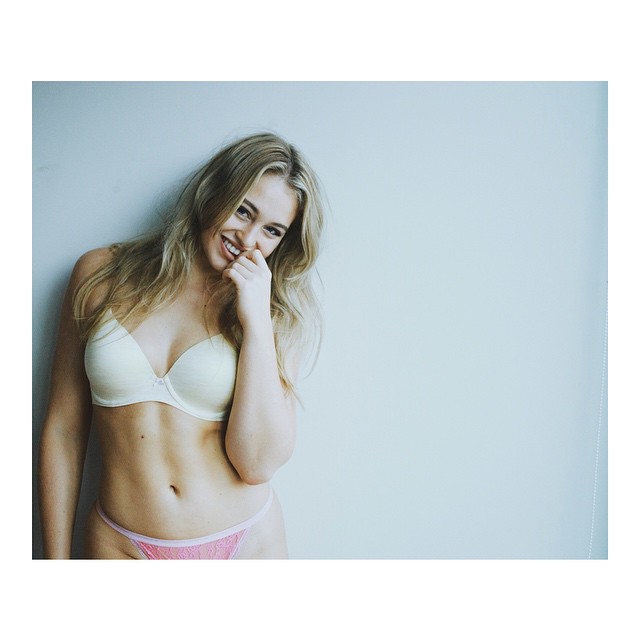 Iskra Lawrence in lingerie