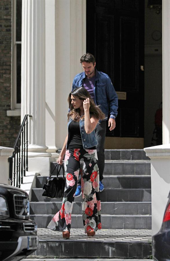 Kelly Brook walking in London - July 30, 2012