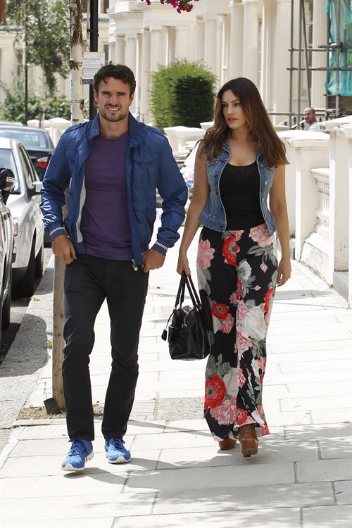 Kelly Brook walking in London - July 30, 2012