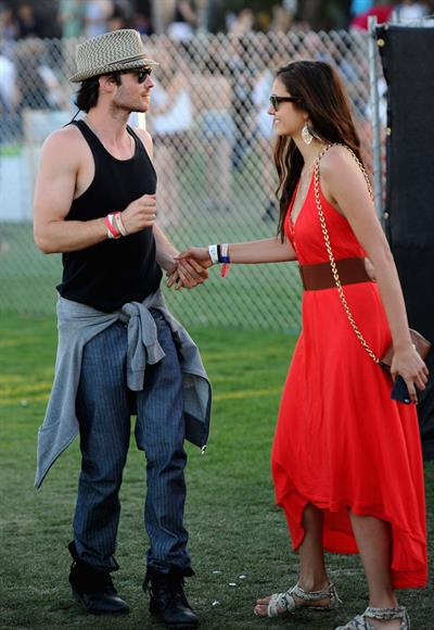 Nina Dobrev 2012 Coachella Valley Music Arts Festival day 3 April 15, 2012