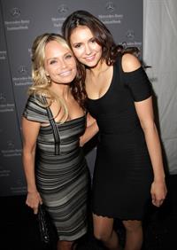 Nina Dobrev backstage at Christian Sirianos Fall 2012 show in New York City 11-2-2012