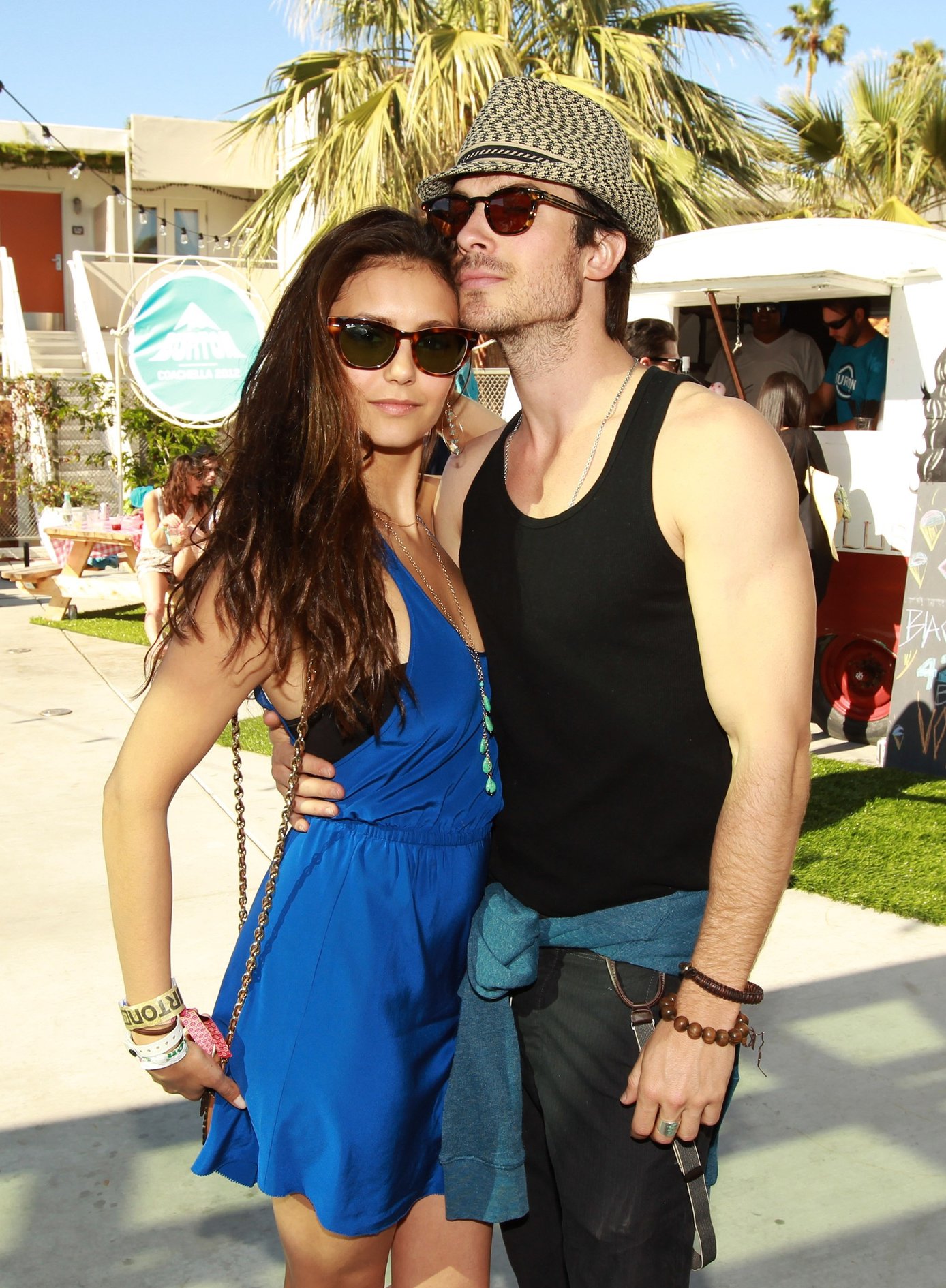 Nina Dobrev Burton Snowboards Coachella Pool Party April, 2012