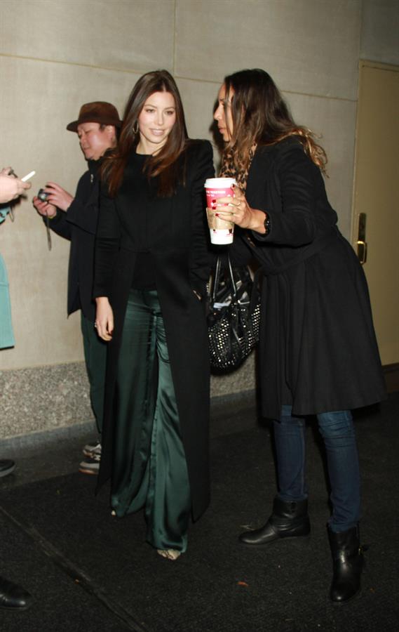 Jessica Biel at the Today Show in New York 8-12-2011 