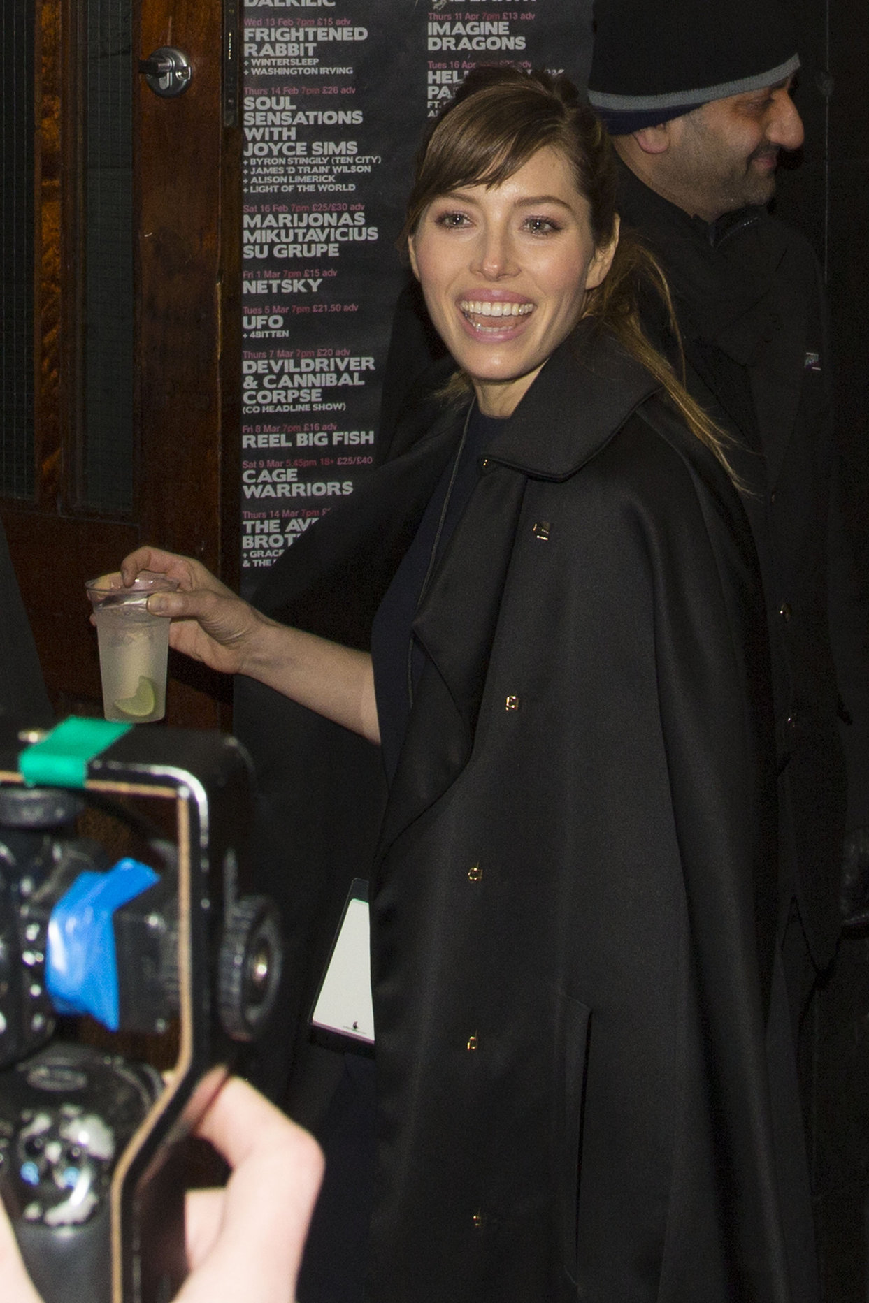 Jessica Biel arrives at the 2013 BRIT Awards After Party at The Arts Club in London on February 20, 2013