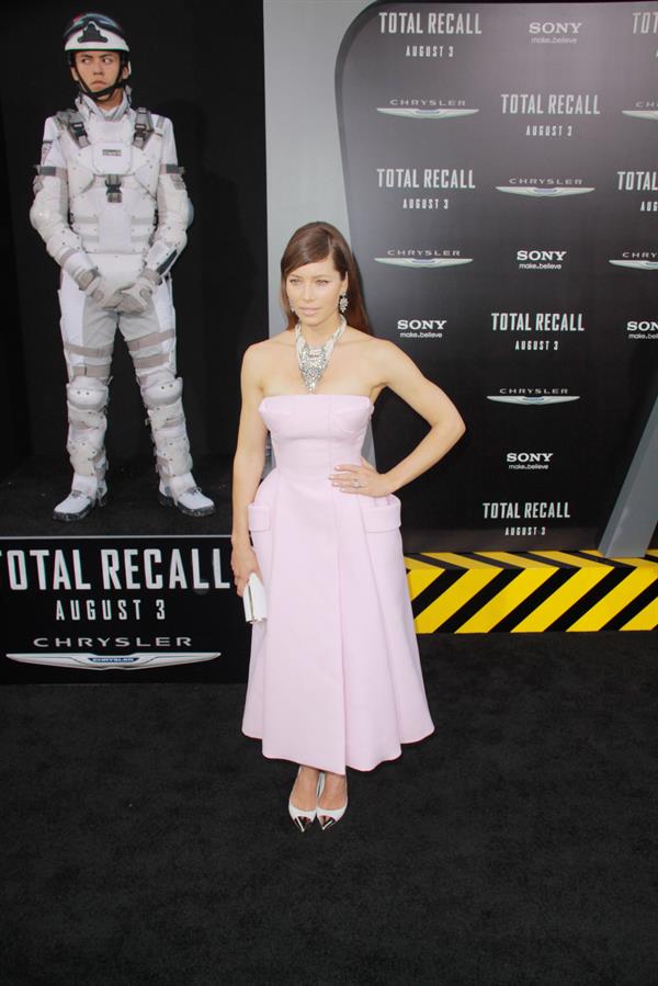 Jessica Biel  Total Recall  Los Angeles Premiere - August 1 2012 