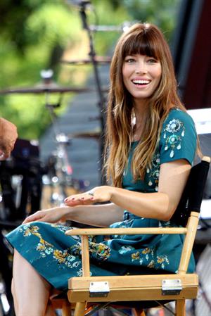 Jessica Biel Good Morning America in New York 03.08.12 