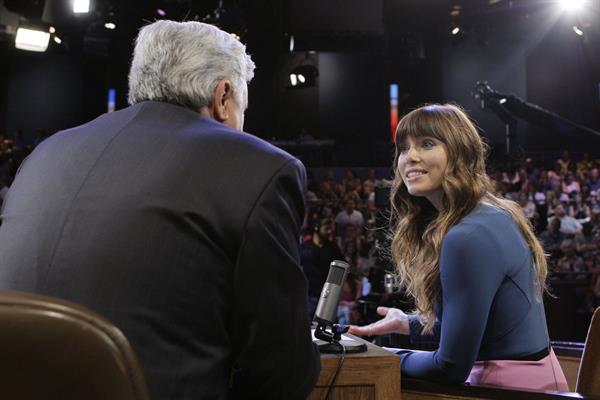 Jessica Biel - The Tonight Show With Jay Leno - July 25, 2012