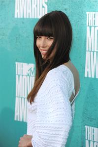 Jessica Biel at 2012 MTV Movie Awards, Los Angeles, June 3, 2012