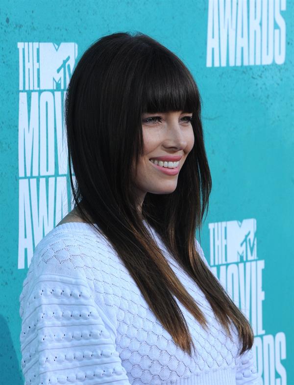 Jessica Biel at 2012 MTV Movie Awards, Los Angeles, June 3, 2012