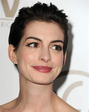 Anne Hathaway 24th Annual Producers Guild Awards at The Beverly Hilton Hotel in Beverly Hills January 26-2013 
