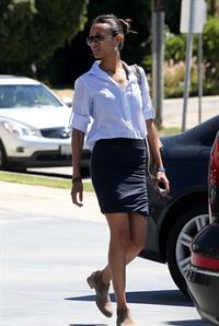 Zoe Saldana in Studio City 7/24/12  