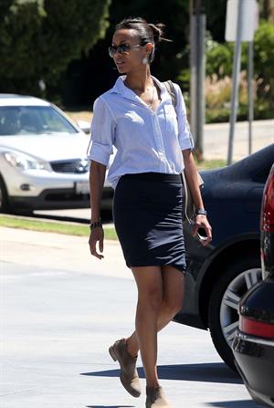 Zoe Saldana in Studio City 7/24/12  