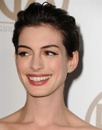 Anne Hathaway 24th Annual Producers Guild Awards at The Beverly Hilton Hotel in Beverly Hills January 26-2013 