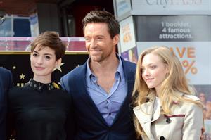 Anne Hathaway attends the Hugh Jackman Hollywood Walk Of Fame Ceremony in Hollywood December 13-2012 