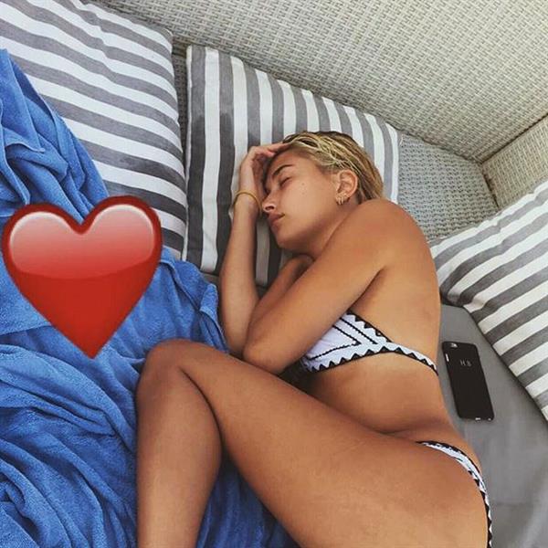 Hailey Bieber in a bikini