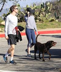 Anne Hathaway out and about in the Hollywood Hills 1/19/13 