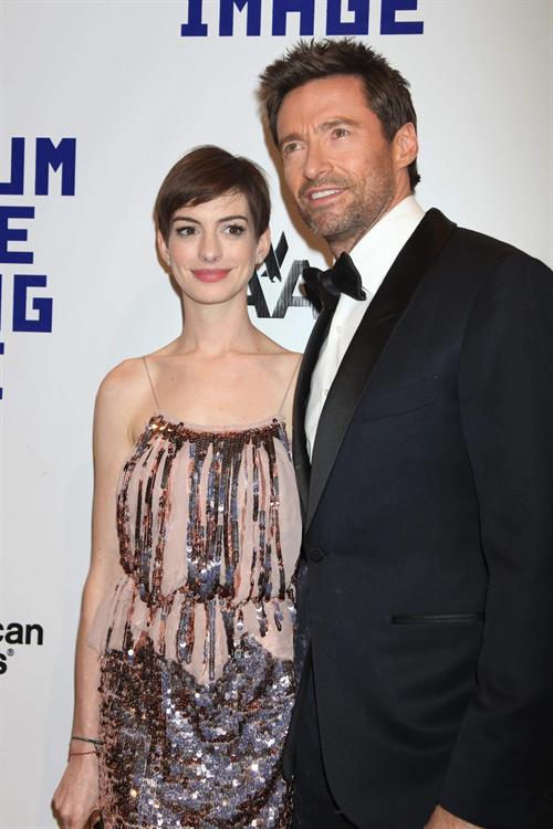 Anne Hathaway Attended the Museum of the Moving Image 27th Annual Black Tie Salute in New York Dec 11, 2012