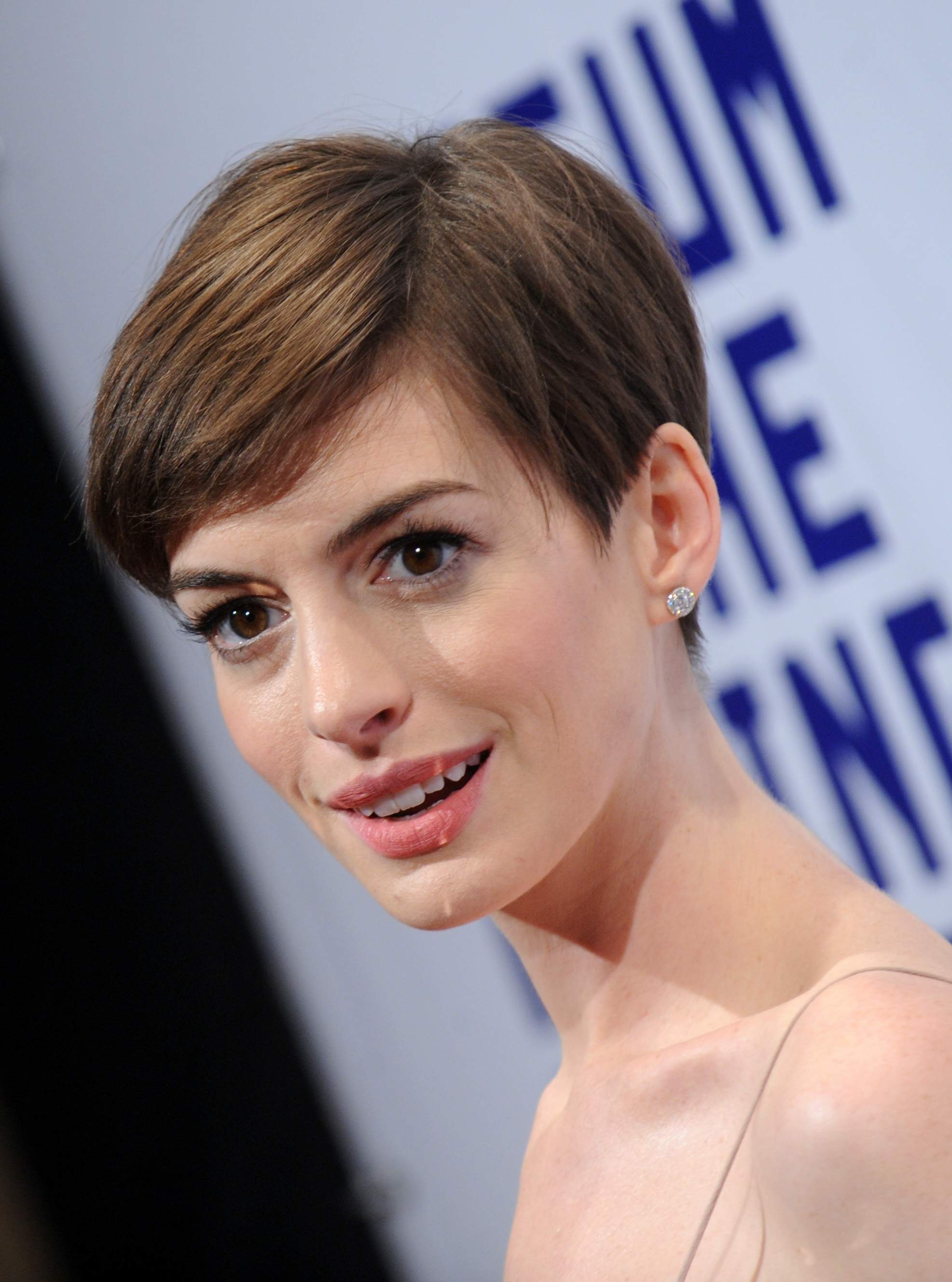 Anne Hathaway Attended the Museum of the Moving Image 27th Annual Black Tie Salute in New York Dec 11, 2012