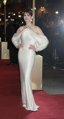Anne Hathaway  'Les Miserables' World Premiere at the Odeon Leicester Square in London - December 5, 2012 