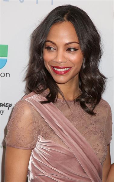 Zoe Saldana  14th Annual NHMC Impact Awards -- Beverly Hills, Feb. 25, 2011 