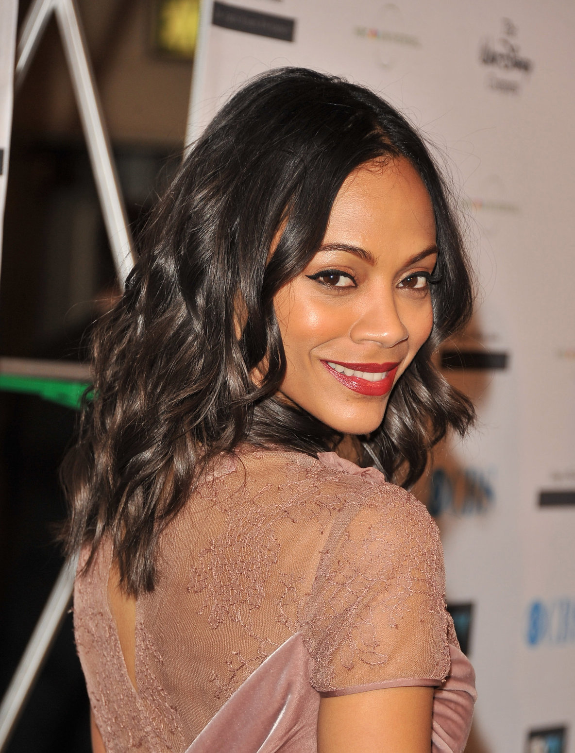 Zoe Saldana  14th Annual NHMC Impact Awards -- Beverly Hills, Feb. 25, 2011 
