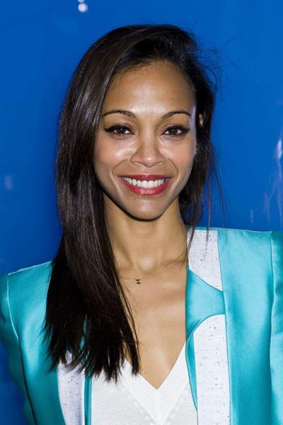 Zoe Saldana Prabal Gurung Fall 2012 Collection show February 11, 2012 in New York City 