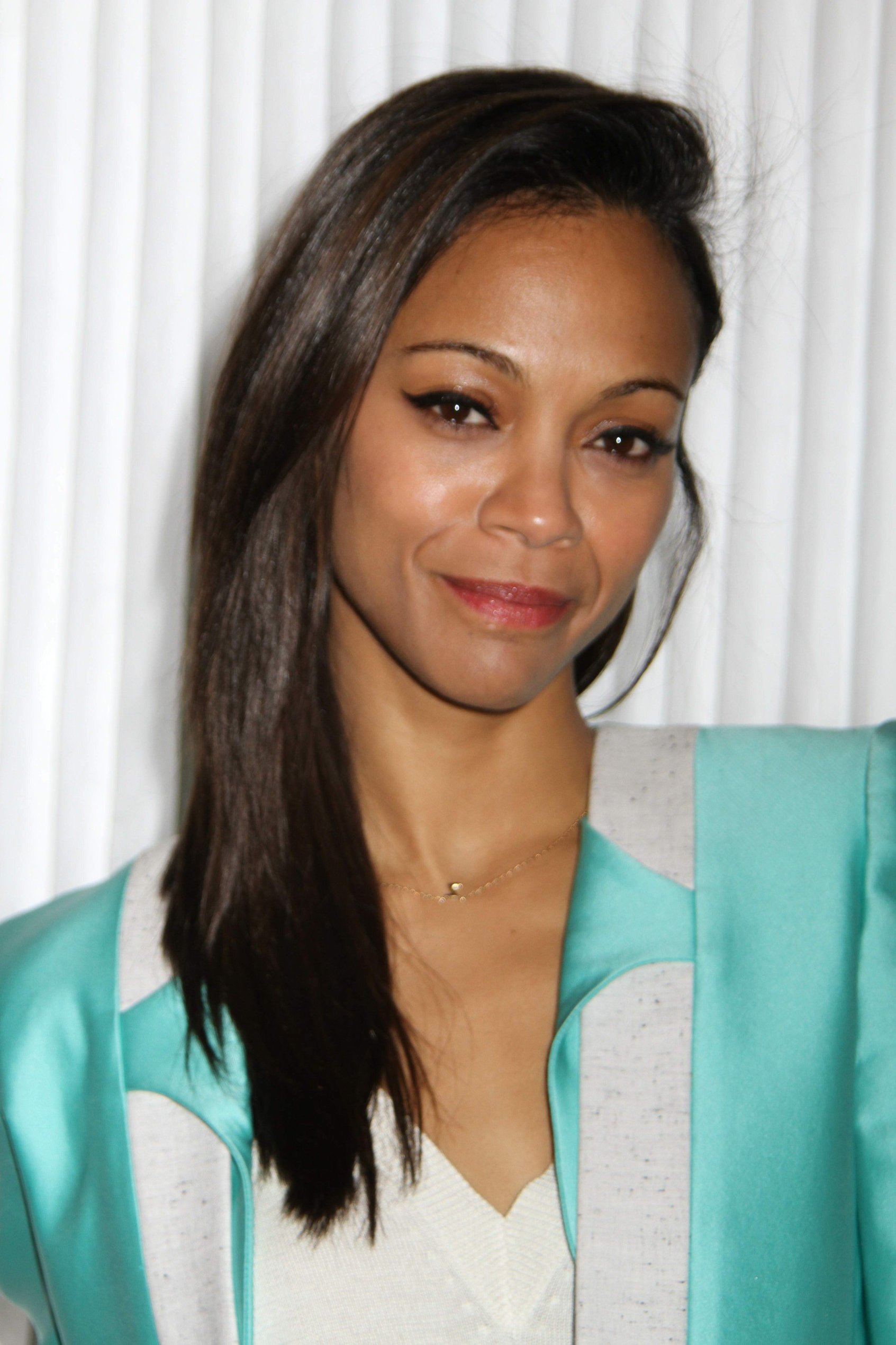 Zoe Saldana Prabal Gurung Fall 2012 Collection show February 11, 2012 in New York City 