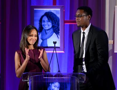 Zoe Saldana attends the Children's Defense Fund's 22nd annual 'Beat the Odds' Awards - December 6-2012 